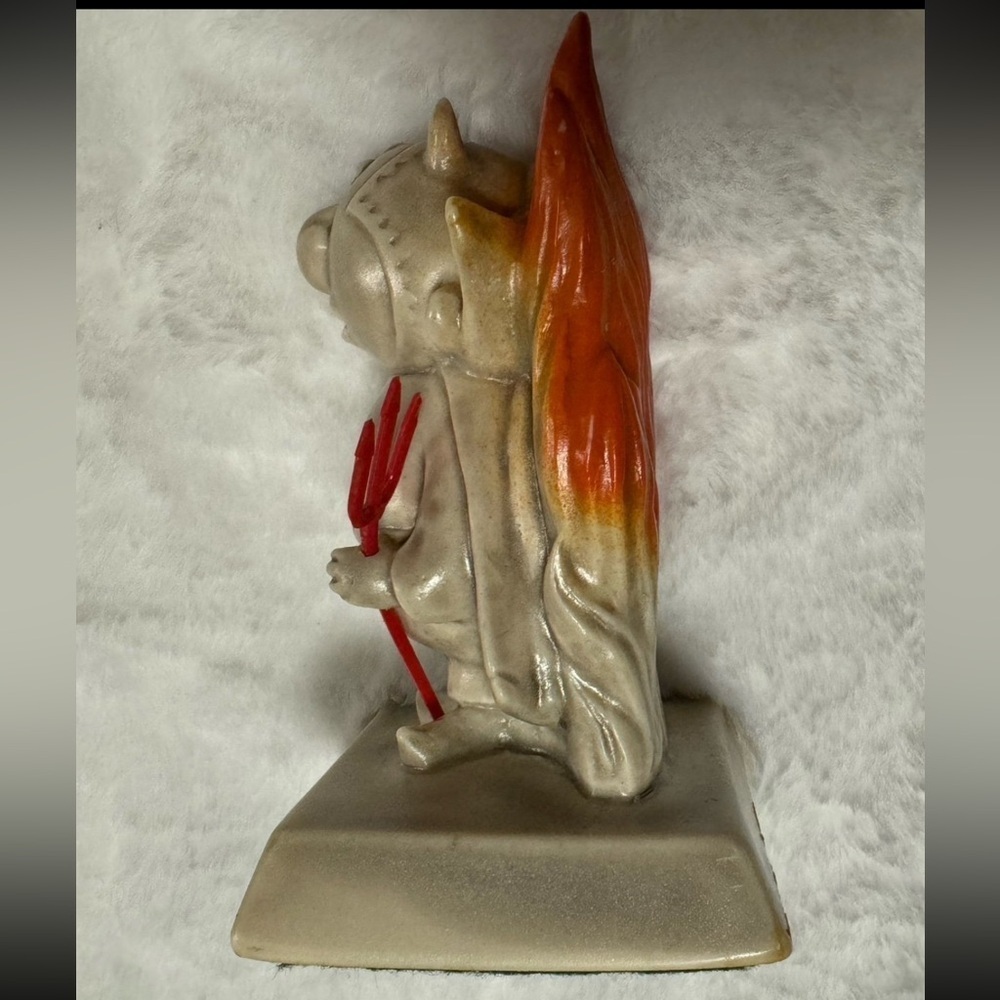 70s Vintage It's Been Hell Without You Small Statue Figurine Figure 5" Tall - Picture 7 of 10